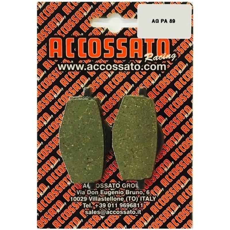 Accossato AGPA89OR Brake Pad MBK > 100 Booster, 100 (2001)