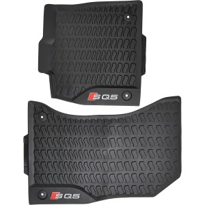Audi 80B061221A041 80B061221A Rubber Floor Mats Front Original Rubber Mats All Weather Mats Black