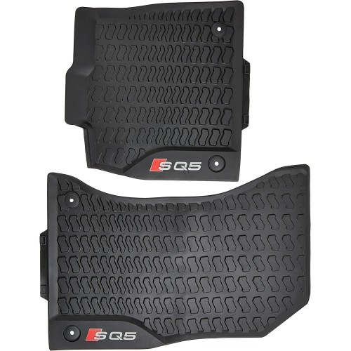 Audi 80B061221A041 80B061221A Rubber Floor Mats Front Original Rubber Mats All Weather Mats Black