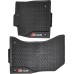 Audi 80B061221A041 80B061221A Rubber Floor Mats Front Original Rubber Mats All Weather Mats Black