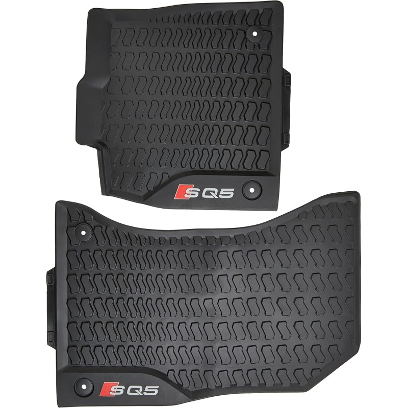 Audi 80B061221A041 80B061221A Rubber Floor Mats Front Original Rubber Mats All Weather Mats Black