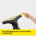 Kärcher Battery Window Vacuum Cleaner WV 2 Black Edition (Battery Life: 35 min, LED-Charge Status Display, 2 Suction Nozzles, Spray Bottle With Microfiber Cover, 20 ml Window Cleaner Concentrate
