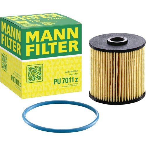 Original MANN-FILTER Fuel filter PU 7011 z – Fuel filter set with gasket / gasket set – For Passenger Cars