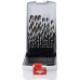 Bosch Professional 25 pcs. HSS PointTeQ Twist Drill Bit Set (for Metal, ProBox, Drill Driver Accessory), Pack of 19