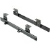 Emuca 3004109 Set of Height-Adjustable Guides with Ball Bearing for Drawer / Keyboard Shelf