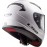 LS2, Rapid Solid Full Face Motorcycle Helmet, White, M