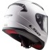 LS2, Rapid Solid Full Face Motorcycle Helmet, White, M