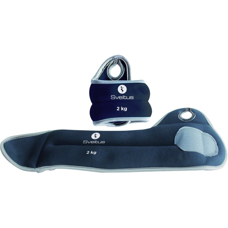 Sveltus Unisex Adult Weight Cuffs, Black, One Size