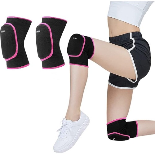 ONTYZZ Children's Knee Sleeves 1 Pair Children's Knee Pads Stretchy Child Knee Support Children Knee Support for Sports Dance
