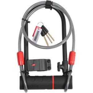 ZEFAL Unisex's K-Traz U17 Lock & Cable Extension Lock, Black, 115x230mm/120cm