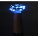 uhat® Pack of 6 Bottle Cork Light 15 LED Bulbs Lighting Copper Wire String Lights Dinner Lights for Bottle Party DIY Indoor Outdoor Blue