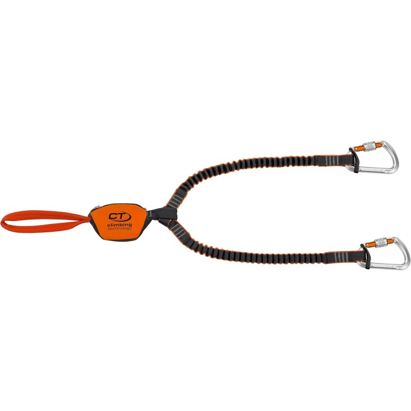 Climbing Technology Classic-K Slider, Set Ferrata Unisex – Adult, Orange/Grey, One Size