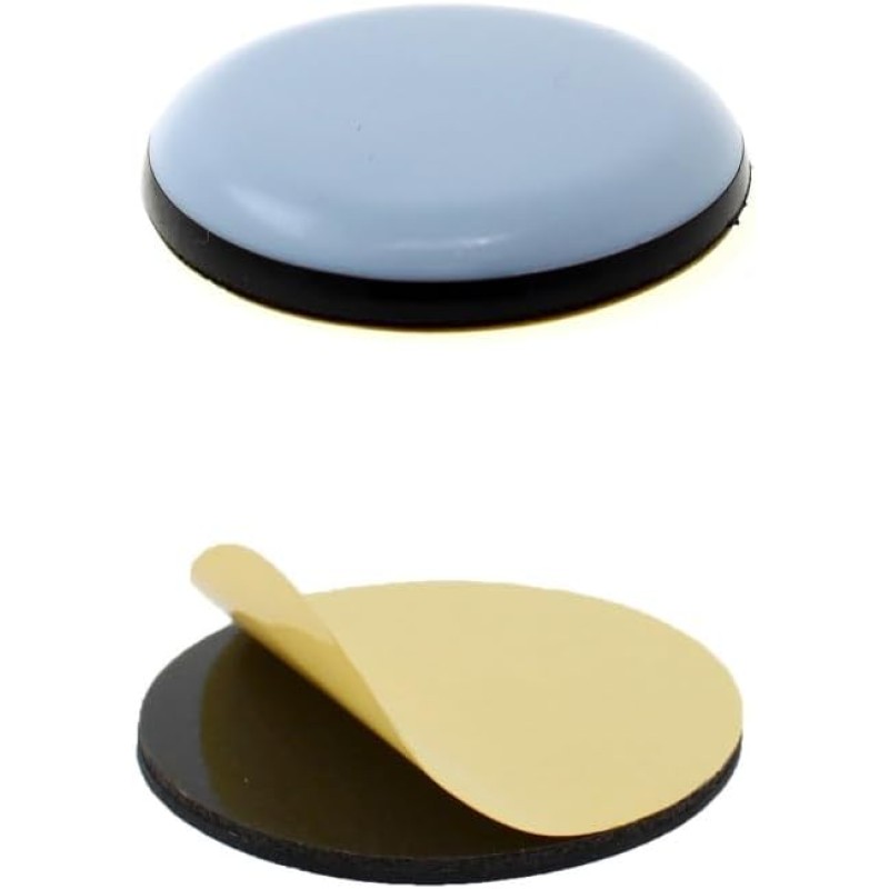 Lifeswonderful - PTFE Teflon Furniture Glides - For Tables and Chairs - Self-Adhesive - Various Sizes Available (50mm, Quantity 16)