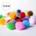 OfficeTree 500 Pompoms Colourful – Pompoms Craft Plush for Children and Adults – Felt Balls Colourful 10 mm – Decorate Sewing, DIY Party