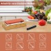 Shan Zu Sharpening Stone 2-in-1 Whetstone Grindstone for Professional Sharp Knife, Grit 1000/6000 with Non-slip Silicone Holder