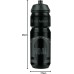 SKS Germany Road Bottle, Water Bottle in Cool Road Design, Bicycle Accessories for All Standard Bottle Holders, Leak-proof Push-Pull Valve, Ergonomic Shape, Removable Lid