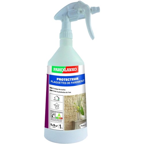 Parexlanko - Surface water repellent - Protective coating pads - Protects against stains and prevents water penetration - Invisible - 1L, Grey