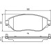 Set of 4 BOSCH 0986494817 Disc Brake Pads
