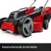 Einhell City Battery-Powered Lawnmower GE-CM 18/30 Li Kit Power X-Change (18 V, 30 cm Cutting Width, up to 150 m², Brushless, 25 L Collection Basket, 30-70 mm Cutting Height, 3.0 Ah Battery + Charger)