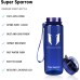 Super Sparrow Drinking Bottle, Tritan Water Bottle, 350 ml, 500 ml, 750 ml, 1000 ml, BPA-Free, Ideal Sports Bottle, for Sports, Bike, Fitness, University or Outdoors, Lightweight, Sustainable