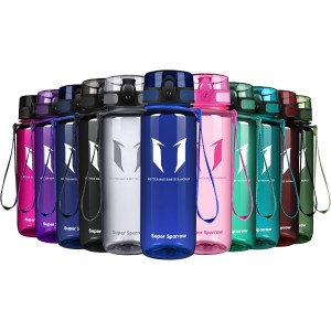 Super Sparrow Drinking Bottle, Tritan Water Bottle, 350 ml, 500 ml, 750 ml, 1000 ml, BPA-Free, Ideal Sports Bottle, for Sports, Bike, Fitness, University or Outdoors, Lightweight, Sustainable