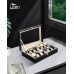 Uten Watch Box for 24 Watches, Men’s and Women’s, Leather, For 12 watches