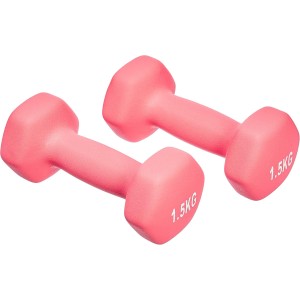 Amazon Basics Neopren Hanteln Gewichte (2er-Sets, 1kg - 5kg Hanteln)