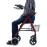 Teqler T-135301 Rollator Dark Red
