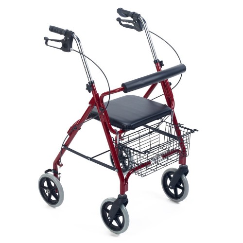 Teqler T-135301 Rollator Dark Red