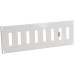 Adjustable Sliding hit & Miss air Vent 300x100mm / 12x5 inch Metal Ventilation Grille White mr3010r
