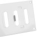 Adjustable Sliding hit & Miss air Vent 300x100mm / 12x5 inch Metal Ventilation Grille White mr3010r