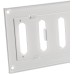 Adjustable Sliding hit & Miss air Vent 300x100mm / 12x5 inch Metal Ventilation Grille White mr3010r