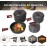 Bulin Camping Cookware Set, Outdoor Tableware Set, Aluminium, Camping Pots and Pans for 1-2 People, Picnic, Camping, Hiking