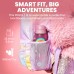 Ion8 i8500FPPUNIC leak-proof slim water bottle, BPA-free, 500 ml, unicorns