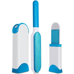 Portable Pet Hair Remover Brush Bed Sofa Clothes Dog Cat