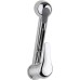 Paini Single Lever Kitchen Sink Mixer Tap Chrome Top Lever Low Spout with Pull Out Hand Shower 2 Jets and Cumulator