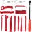 Phyles Car Trim Removal Tool Set, 14 Pieces, Automotive Repair, Universal Tools for Removing Car Door Trim and Panels, Red
