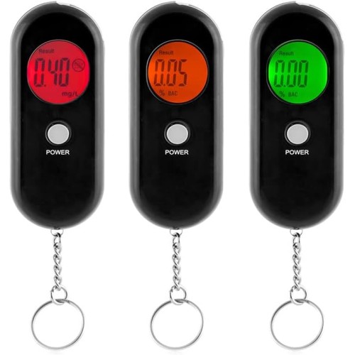 InnovaGoods IG115700 Digital Breathalyser Black