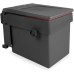 Emuca 8935423 Built-in Waste Bin for Cabinet with Automatic Lid, Anthracite Grey, 15 Litre