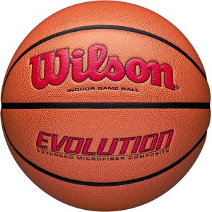 WILSON Evolution Indoor Play Basketball - Size 5, Size 6 and Size 7