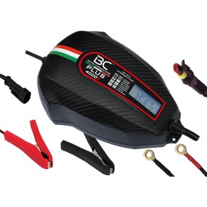BC Battery Controller BC PLUS 4000+ 24V, Digital Battery Charger and Trickle Charger with LCD and for All 24V Truck and Bus Batteries, 4A