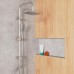 EISL EASY FRESH DX12006 Shower Set, 2-in-1 with Large Rain Shower (250 x 200 mm) and Hand Shower, Ideal for Fitting into Existing Drill Holes, Complete Mounting Kit Included, Chrome