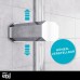 EISL EASY FRESH DX12006 Shower Set, 2-in-1 with Large Rain Shower (250 x 200 mm) and Hand Shower, Ideal for Fitting into Existing Drill Holes, Complete Mounting Kit Included, Chrome