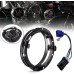 SKUNTUGUANG 7 Inch Round Headlight Mounting Ring for Headlight/Street Glide (Black)