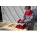 Einhell TC-TC 800 tile cutting machine (800 W, 2,950 min-1, tiltable stainless steel table with angle scale, adjustable angle stop, parallel stop with scale, incl. Diamond cutting disc Ø 180)