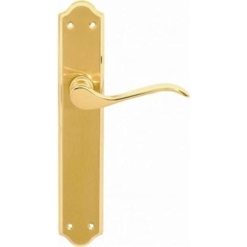 Globallock 6002100002 Set of 2 Brass Door Handles Multi-Coloured