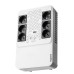 Legrand Keor Multiplug with USB Charger Uninterruptible Power Supply (UPS), white-black