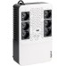 Legrand Keor Multiplug with USB Charger Uninterruptible Power Supply (UPS), white-black