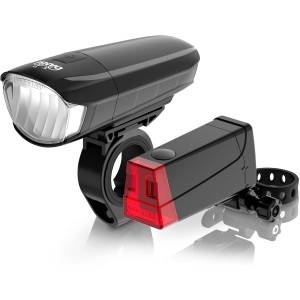 DANSI Bicycle Light Set StVZO I LED Bicycle Light I Wheel Light Bright Front