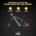 DANSI Bicycle Light Set StVZO I LED Bicycle Light I Wheel Light Bright Front